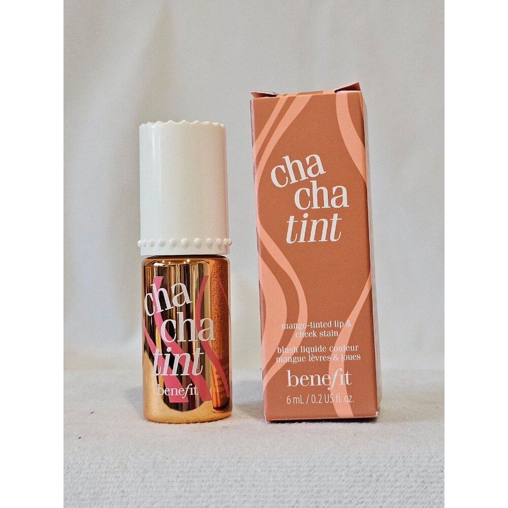 New  Benefit Cosmetics Cha Cha Tint Lip & Cheek Stain.